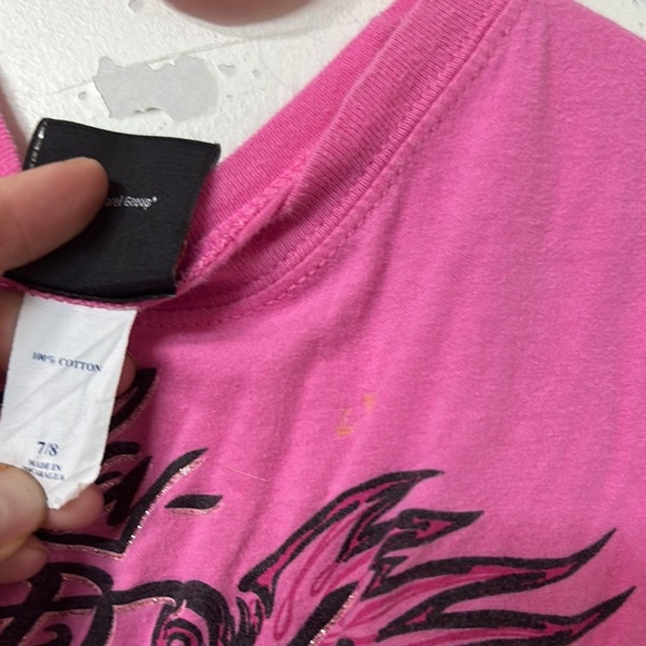 Harley-Davidson Pink Short Sleeve Tee for Kids - Picture 2 of 3